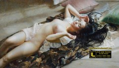 Tranh Sơn Dầu Thiếu Nữ Khỏa Thân Nghệ Thuật  (7)